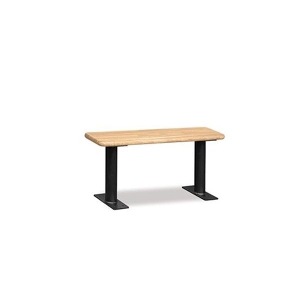 Salsbury Industries Salsbury 77783LGT 18 In. H X 36 In. W X 9.50 In. D Wood Locker Bench In Light 77783LGT